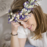 Couronne de tête Valensole portée